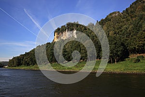 Sailing Ships from DÃâºÃÂÃÂ­n (Czech) through the Hrensko, Smilka, Bad Shandau, Koenigstein, Wehlen, Pirna in Dresden, Germany